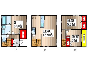 Kolet原木中山♯06の物件間取画像